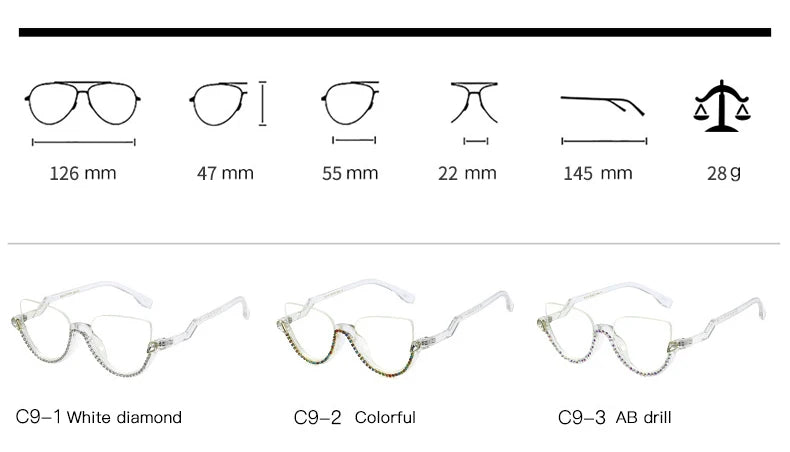 TANOXI Anti Blue Light Kardashian Flat Shield Sunglasses for Women – Y2K Punk Diamond Cutting Semi-Rimless Fashion Eyewear