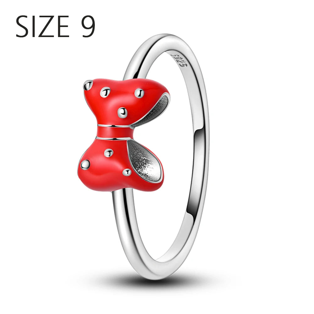 2024 New 925 Sterling Silver Bow Tie Jewelry Set | Zircon Ring, Earrings, Bracelet & Necklace for Women Gift