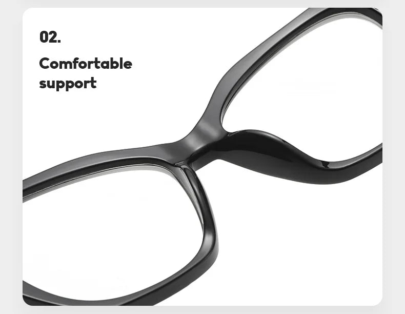 Luxury Cat Eye Myopia Glasses 👓 Tortoiseshell Oversize Anti-Blue Light