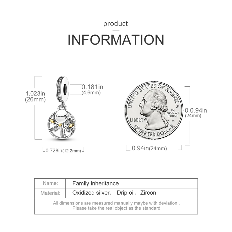 925 Sterling Silver Colorful Charms – Rose, Crown, Rainbow & Heart Dangle Beads Fit Pandora Bracelet & Necklace