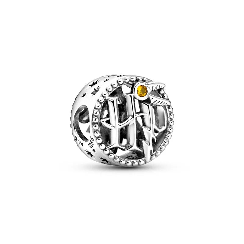 HOT TOYS Harry Potter 925 Sterling Silver Charm Beads | Cartoon Pendant Fit Original Pandora Bracelet Jewelry Gift