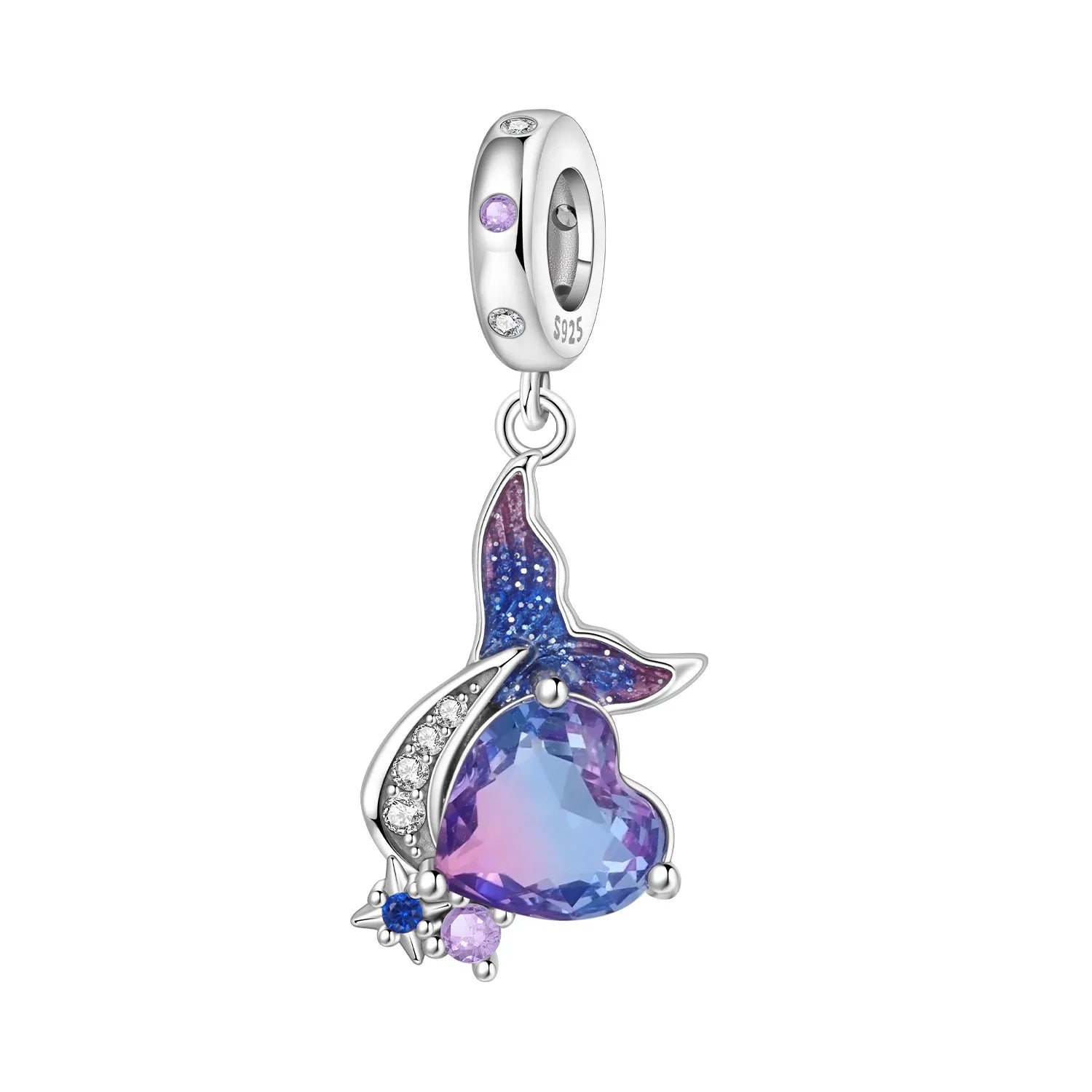 Orstarry 925 Sterling Silver Mermaid Cartoon Charm | Original Pendant Beads Fit Pandora Bracelet DIY Fine Jewelry Gift