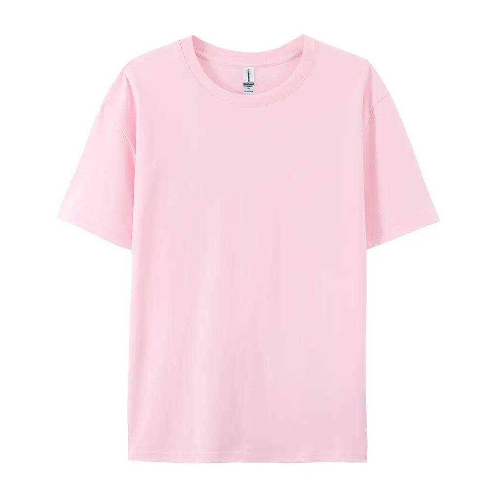 100% Cotton Women T-Shirt – Casual Sporty Short Sleeve O-Neck Tee | Loose Summer Top White & Black