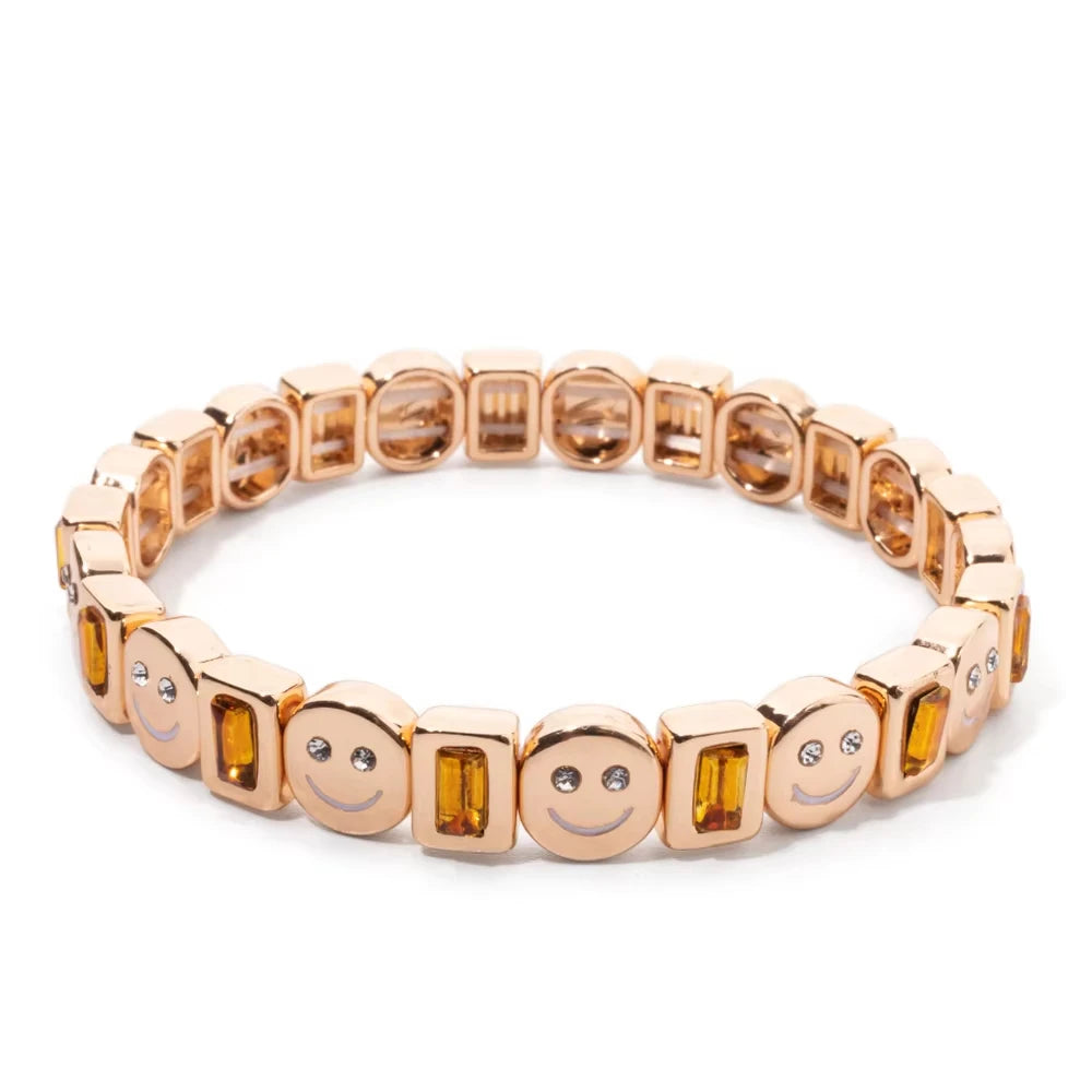 Gold Flower Charm Beaded Bracelet for Women | Boho Summer Jewelry Gift 2023