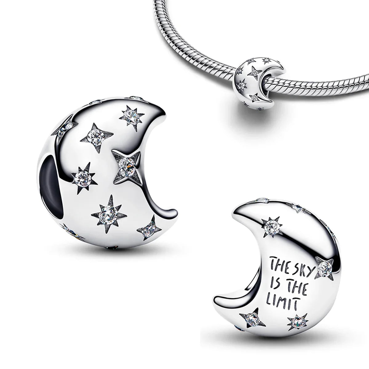 925 Sterling Silver Golden Charms – Horse, Lion, Castle Beads for Bracelet & Necklace DIY Jewelry