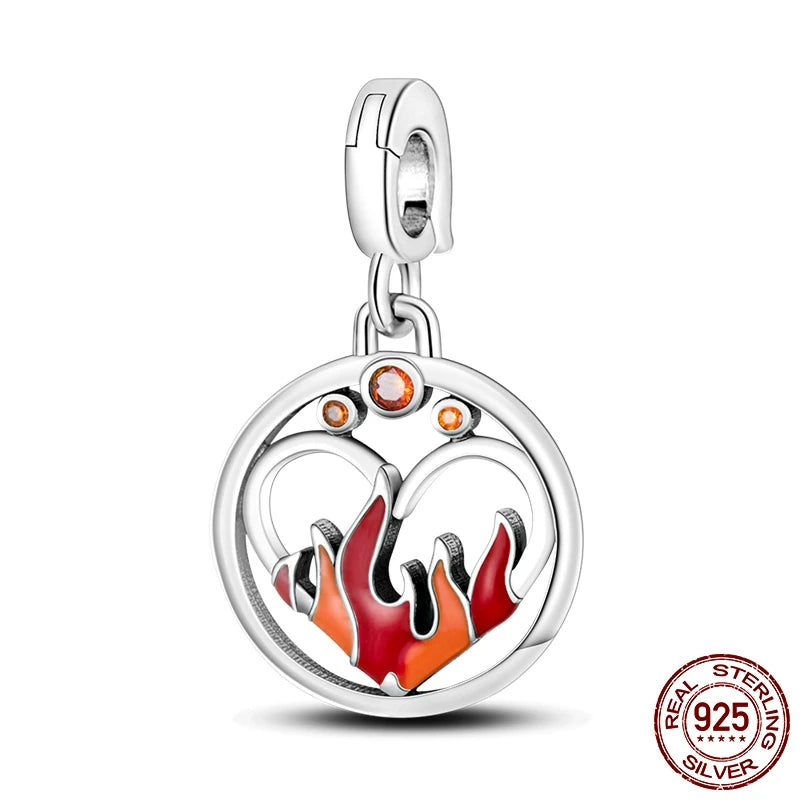 925 Silver 👁️ Eye Medallion Pendant | Pandora Fit DIY Connector Charm