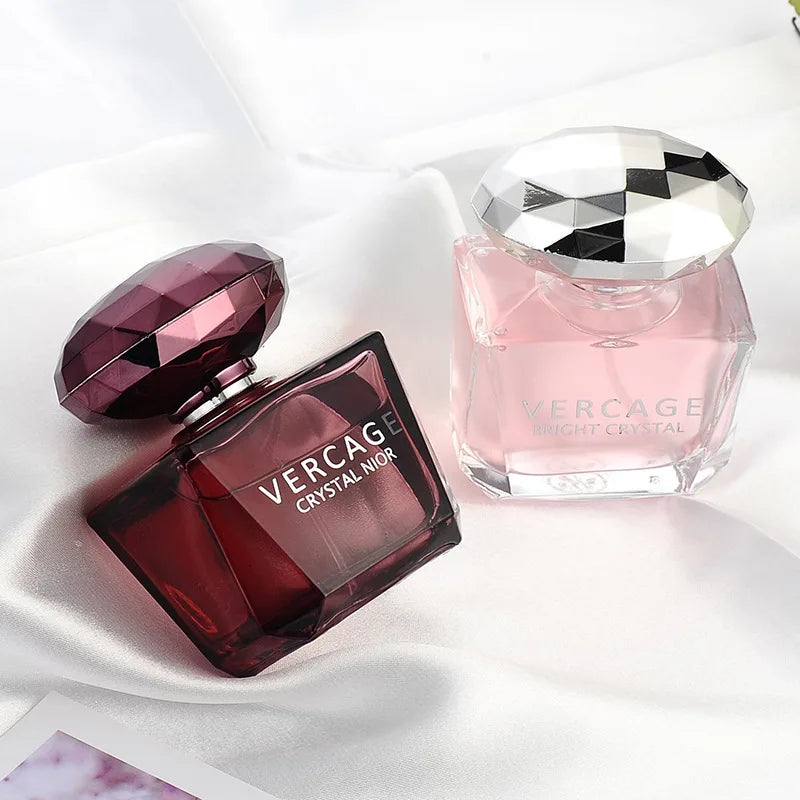 50ML Osmanthus Peony & Pomegranate Perfume for Women – Crystal Diamond Series | Light, Elegant & Long-Lasting Fragrance