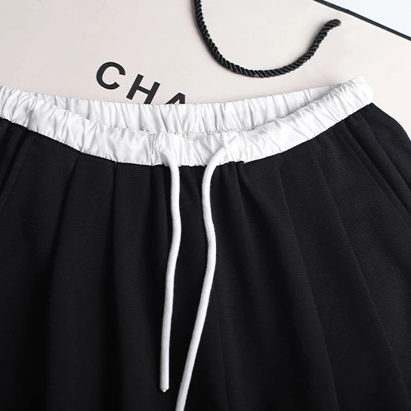 2024 Women’s Autumn Chic Korean Streetwear High Waist Baggy Sweatpants | Wide Leg Hip Hop Trousers