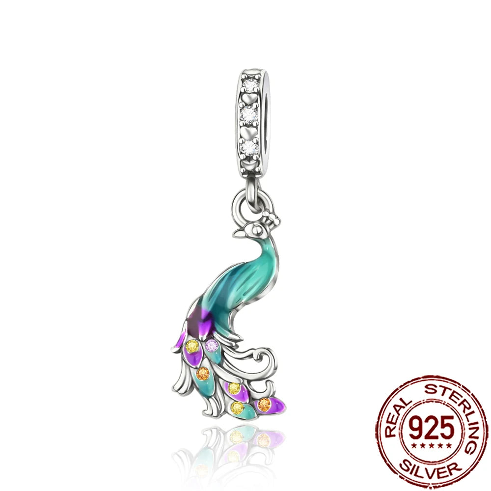 2025 New 925 Sterling Silver Family Love Heart Charm Beads | Sister, Daughter & Mother Pendant for Bracelets & DIY Jewelry