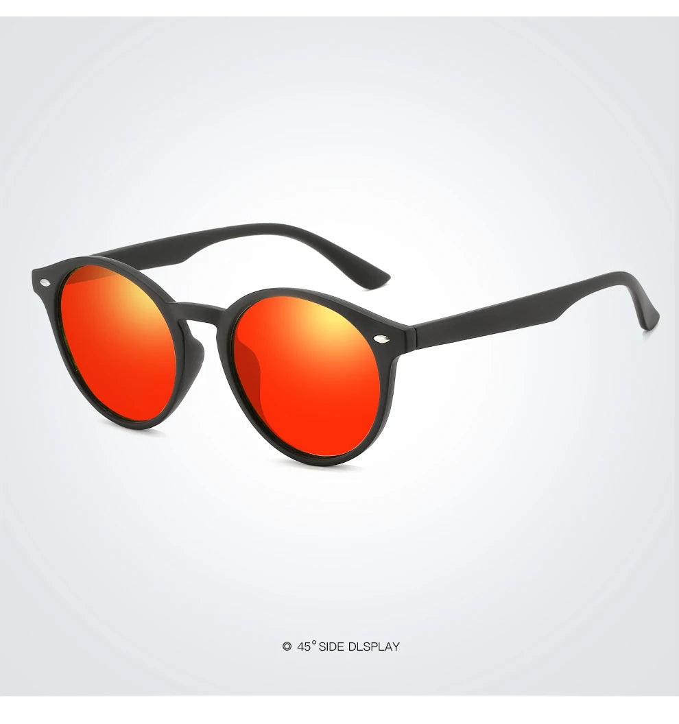 Fashion Round Polarized Sunglasses – Women Men Classic Vintage Driving & Travel Sun Glasses UV400 Designer Eyewear