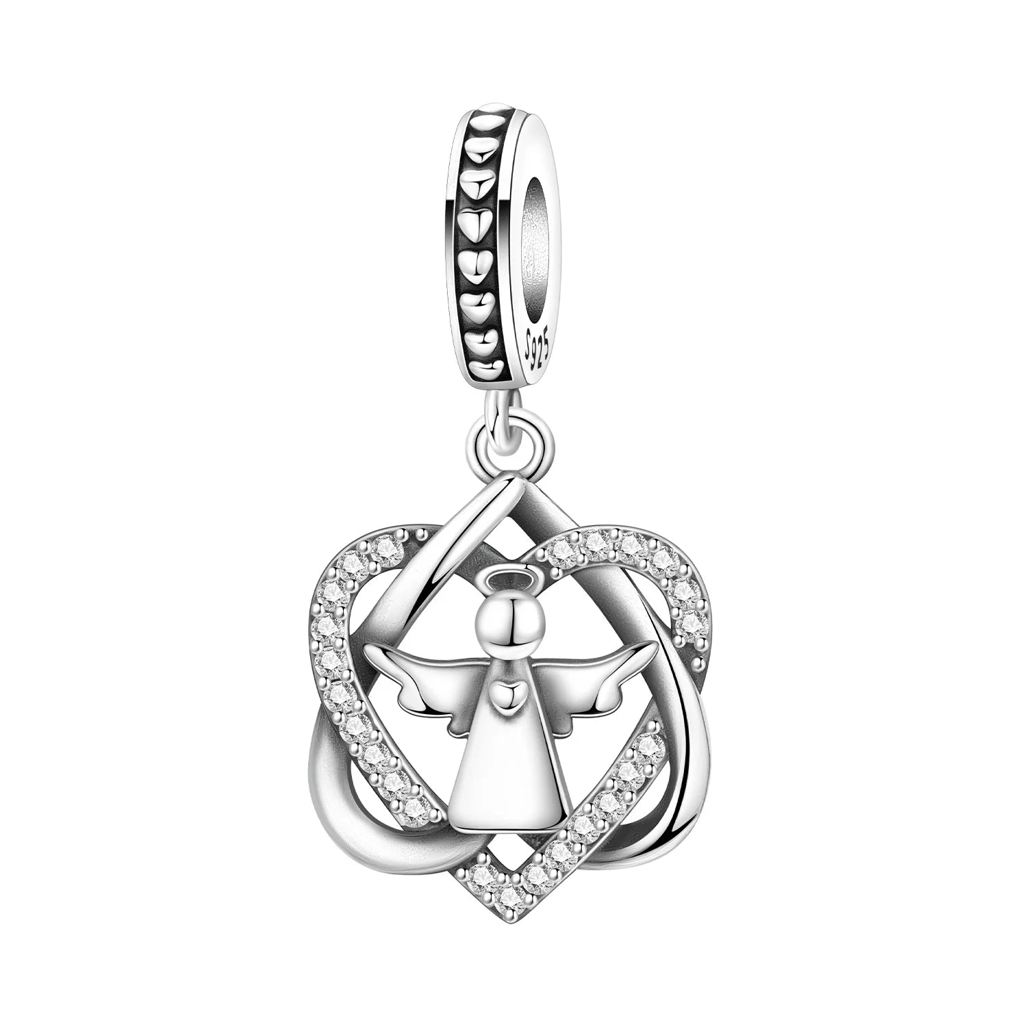 925 Sterling Silver Jesus Religious Symbol Charm Bead | Faith Pendant for Original Bracelet DIY Jewelry Gift