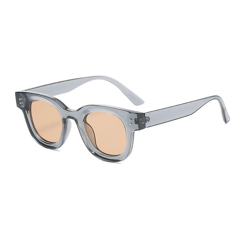 New Fashion Classic Retro Oval Frame Sunglasses 2024 – Ocean Film Small Frame Street Photo Sun Glasses for Women