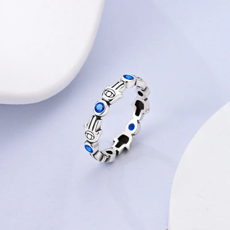925 Sterling Silver Eternal Love Dewdrop Firefly Glow-in-the-Dark Ring for Women | Fashion Engagement & Wedding Jewelry