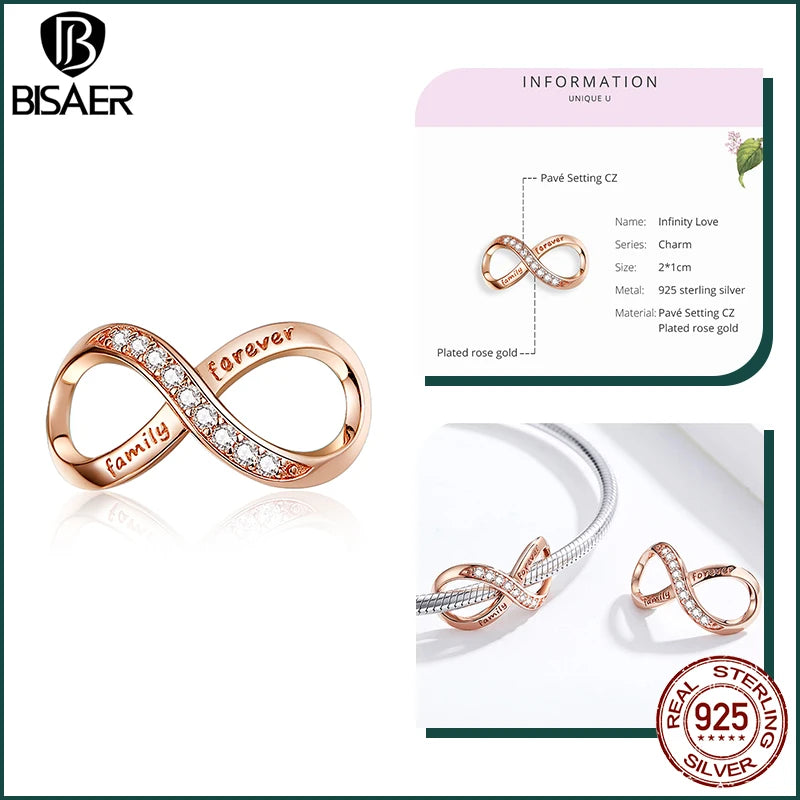 BISAER 925 Sterling Silver Dog Charm | Cute Dachshund Pet Bead Pendant for Women’s DIY Bracelet Jewelry