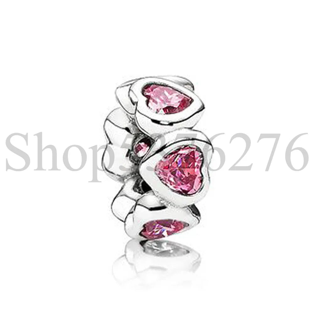 925 Sterling Silver Dazzling Daisy Flower Spacer Charm | Forget Me Not Bead for Women Bracelet DIY Jewelry Gift