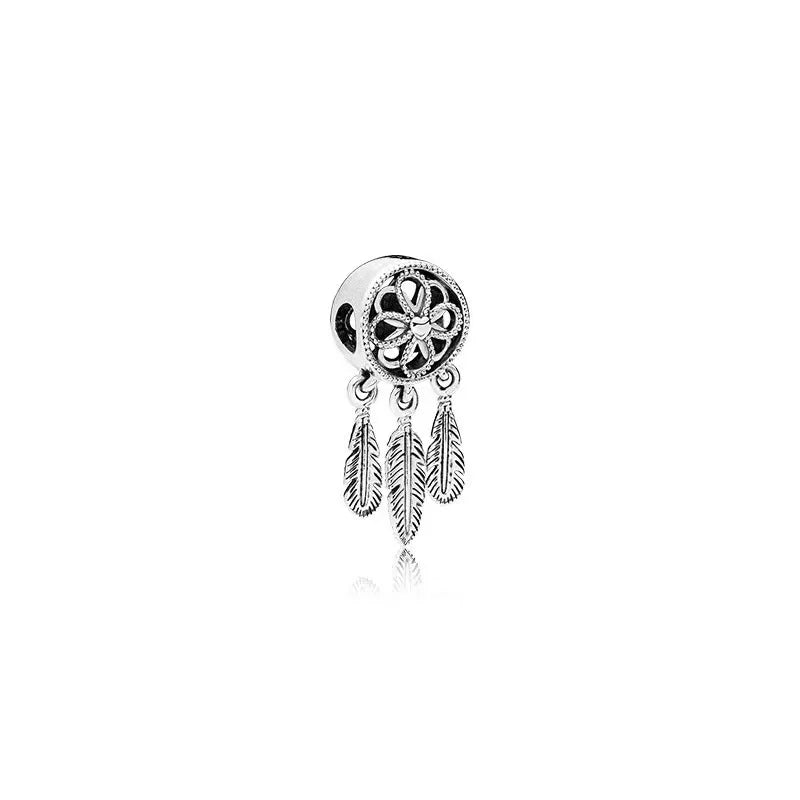 925 Sterling Silver Astronaut, Dream Catcher & Snowflake Charms – Chili Beads Fit Pandora Bracelet DIY Jewelry Gift for Women
