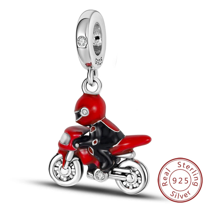 Original 925 Sterling Silver Paris Tower & Travel Charms – DIY Bracelet & Pendant Jewelry