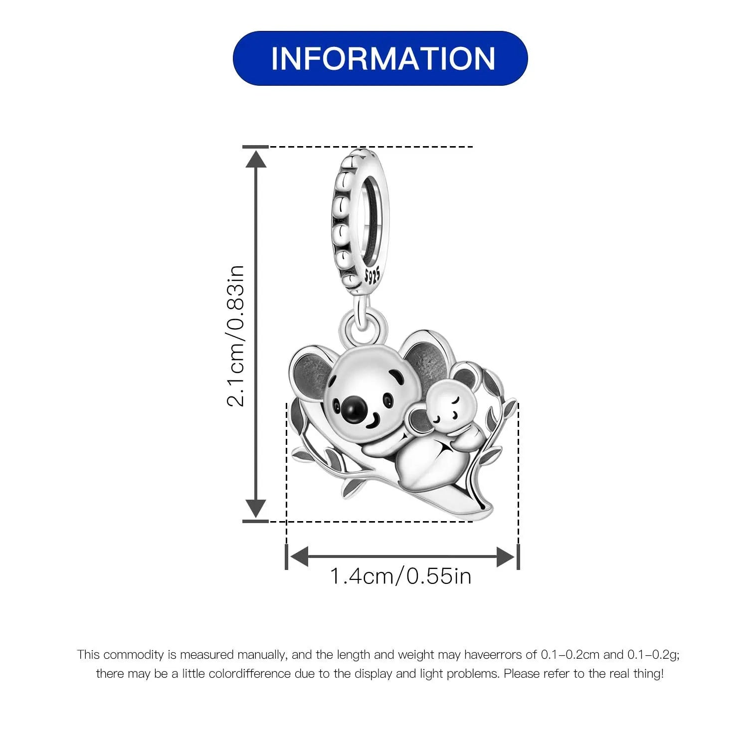 925 Sterling Silver Cute Panda & Penguin Charm Bead | Fun Animal Pendant for Women DIY Bracelet Jewelry Gift