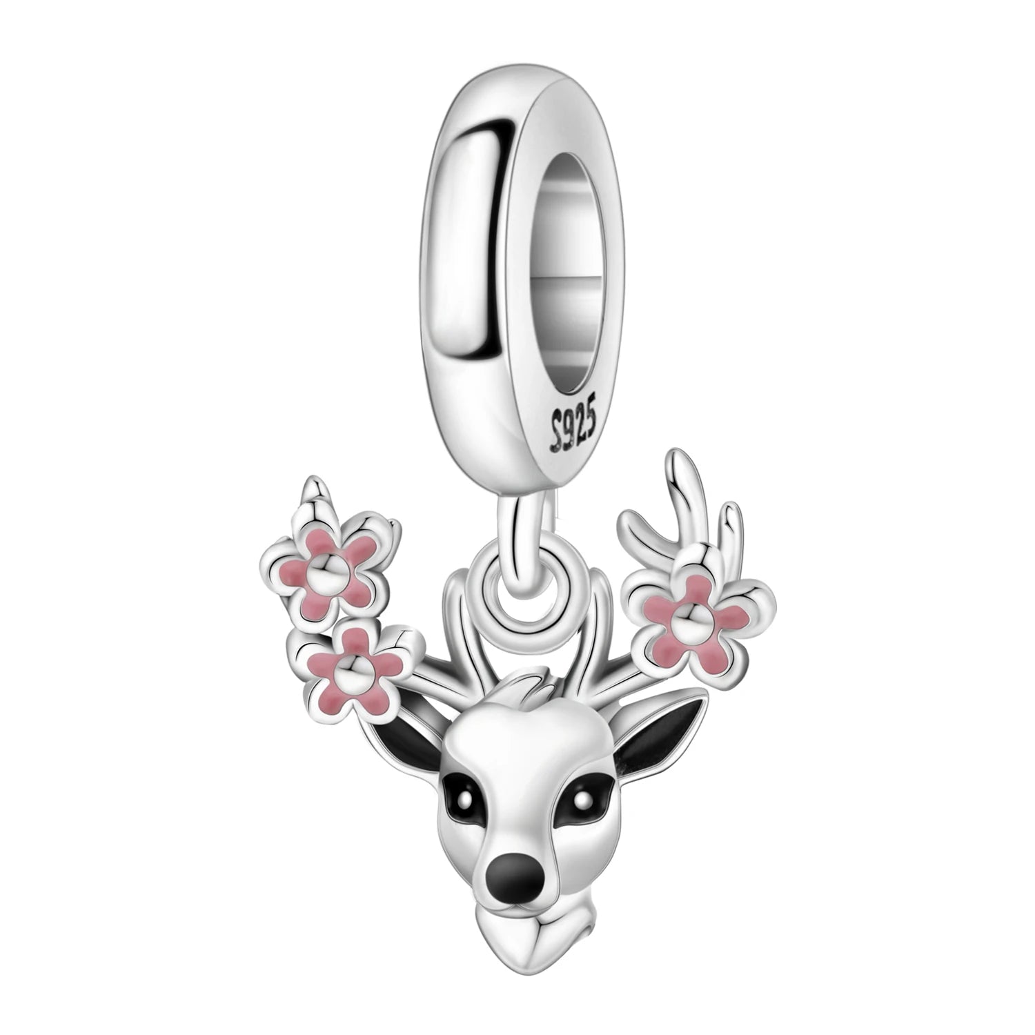 925 Sterling Silver Cute Raccoon Charm Bead | Animal Bracelet Decoration DIY Jewelry Birthday Gift