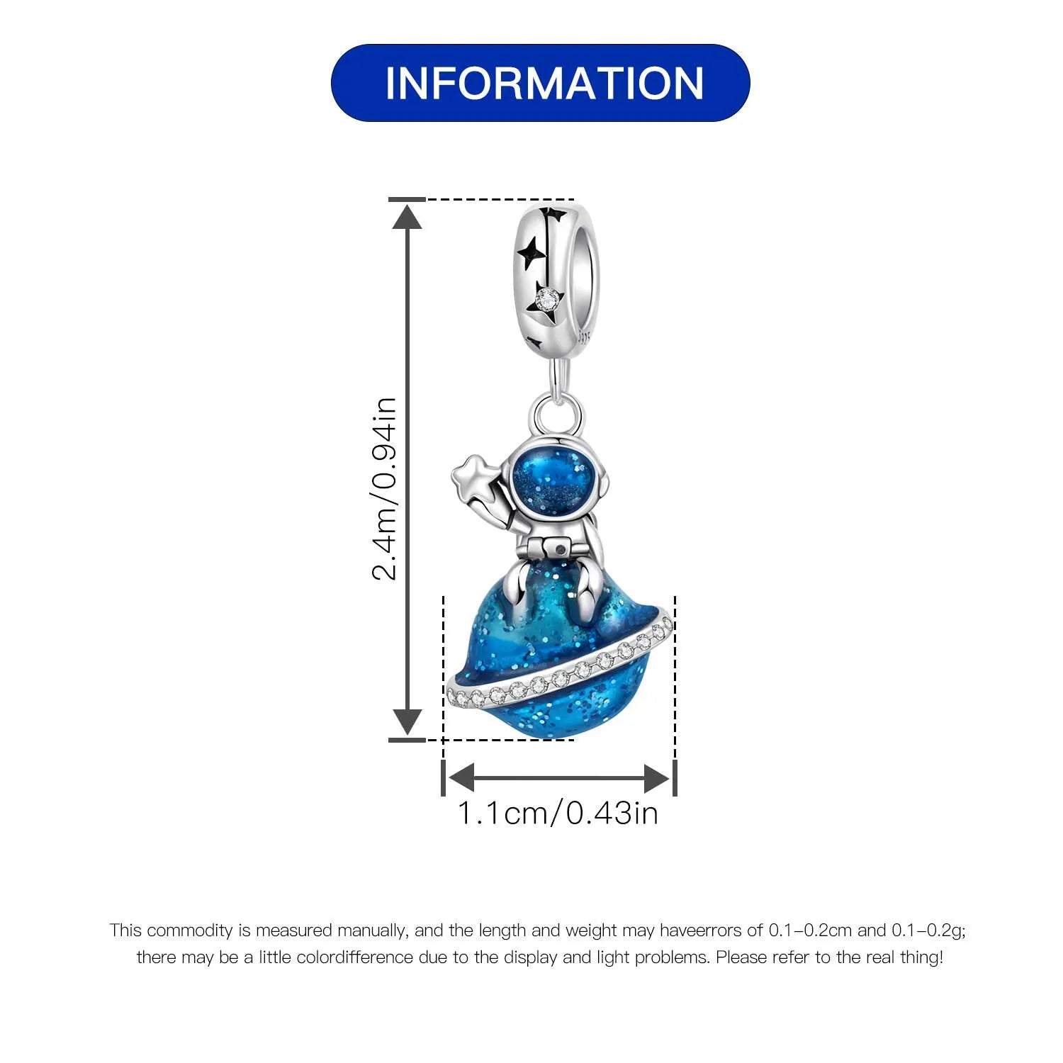 Orstarry 925 Sterling Silver Cartoon Nurse Charm Bead | Cute DIY Bracelet Jewelry Gift for Women