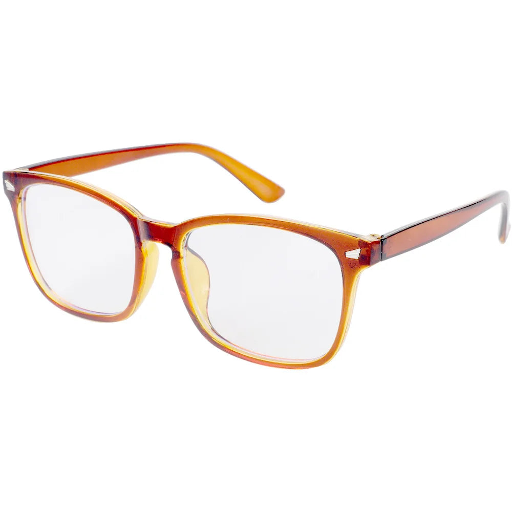 Blue Light Blocking Glasses – Square Nerd Frame Eyeglasses for Computer & Gaming | Anti Blue Ray Glasses