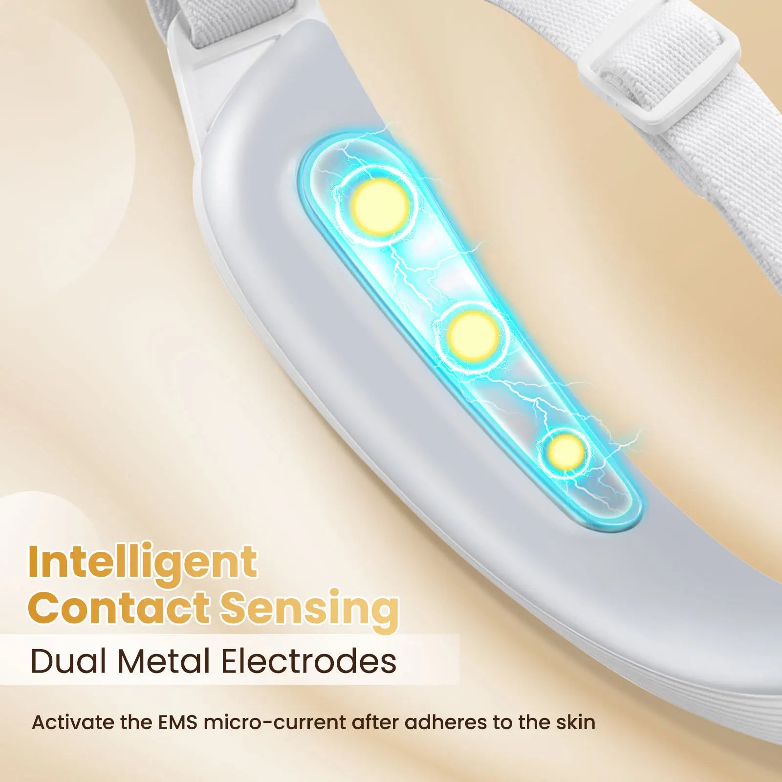 Electric V Face Lifting Beauty Device | 6 Modes 8 Levels EMS Microcurrent Facial Massager for Double Chin Removal & Skin Firming