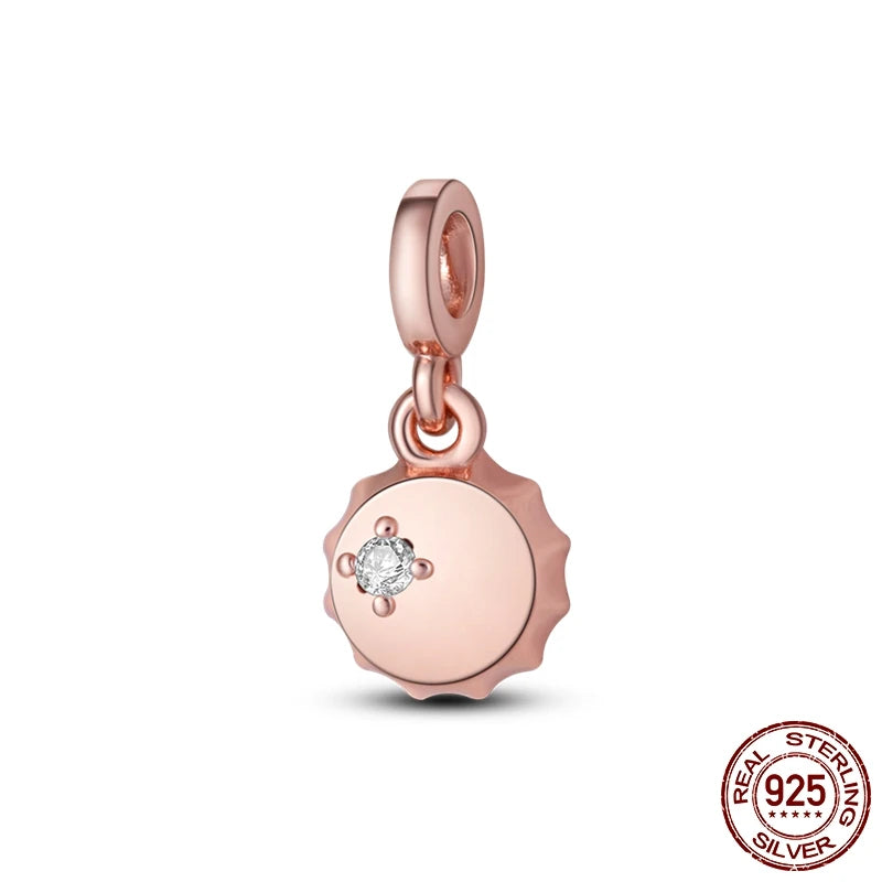 925 Silver 👁️ Eye Medallion Pendant | Pandora Fit DIY Connector Charm