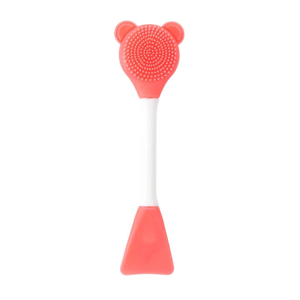 2-in-1 Facial Cleaning Silicone Brush & Mask Applicator – Skincare Spa Wash Tool