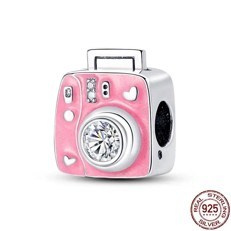 2023 New 925 Sterling Silver Earth Plane & Hot Air Balloon Travel Charms – Fits Pandora Original Bracelets DIY Jewelry