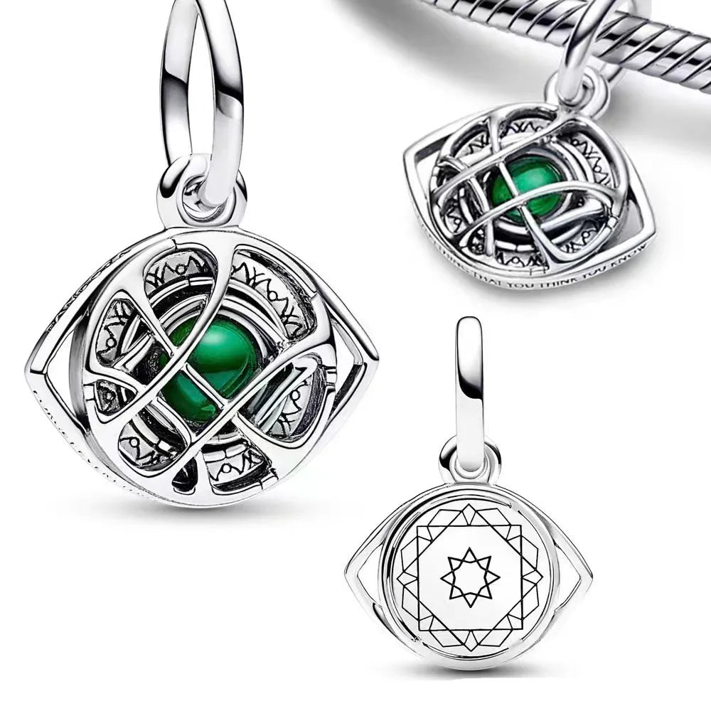 925 Sterling Silver Disney Character Beads – Mickey, Minnie, Princess, Stitch, Iron Man, Spiderman Charms for Pandora Bracelet