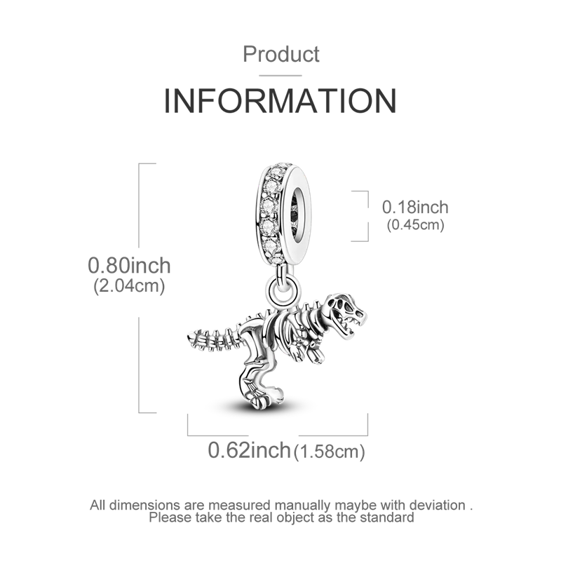 925 Sterling Silver Star, Moon & Heart Safety Chain | CZ Beads Angel Wing Charm for Original Bracelet DIY Jewelry