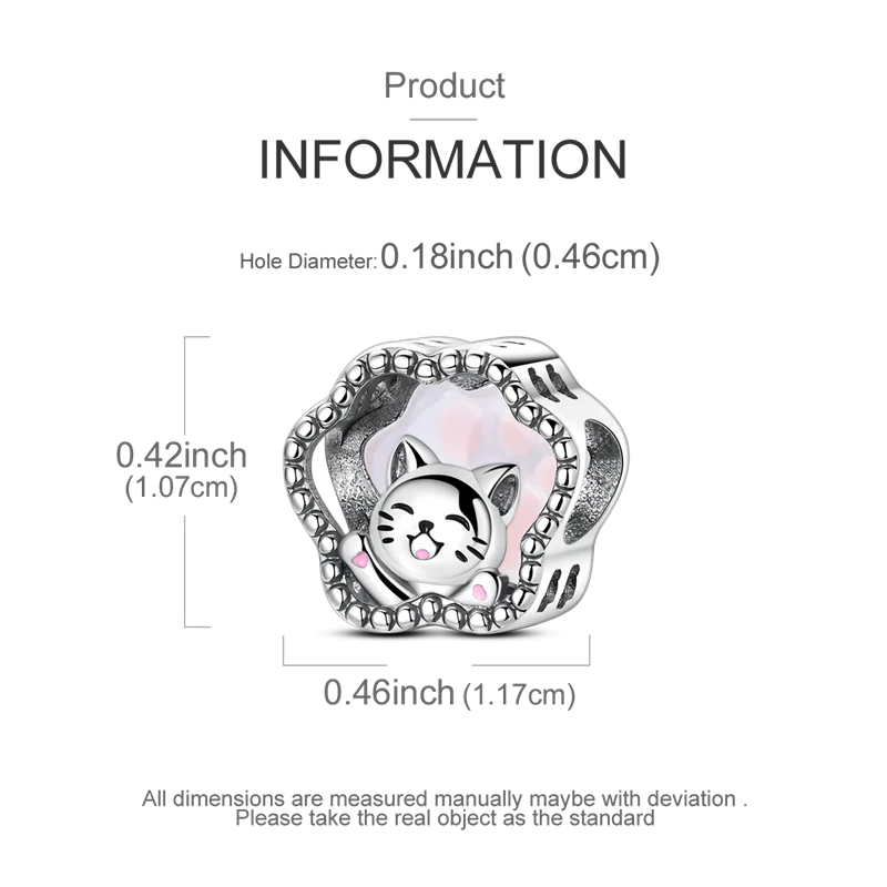 925 Sterling Silver Zircon Bowknot Heart Balloon Charms | Original Pendant Beads Fit Bracelet DIY Fine Jewelry for Women