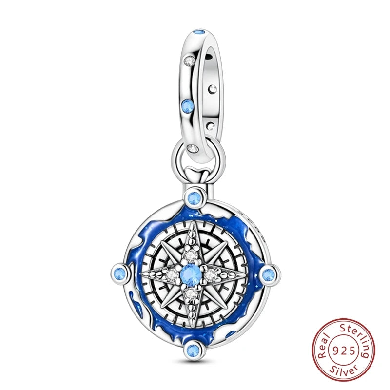 925 Sterling Silver Animal & Love Charms | Cat, Elephant, Bear, Swan & Easter Egg Beads Fit Original 3mm Bracelets DIY Jewelry