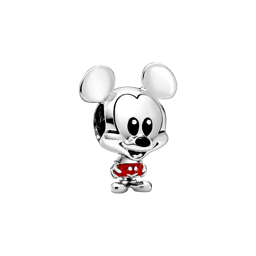 925 Silver DIY Beads & Charms | Mickey, Minnie, Princess, Pumpkin, Stitch, Spiderman Marvel for Bracelets