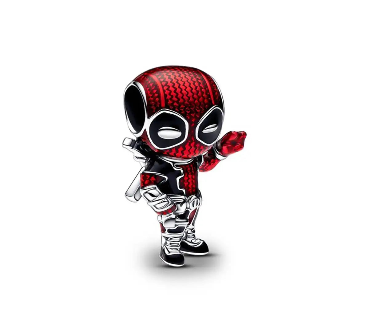 2025 Christmas Marvel Charm Beads – Iron Man Helmet Pendant & Spider-Man Bracelet Charms | Superhero Jewelry Gifts