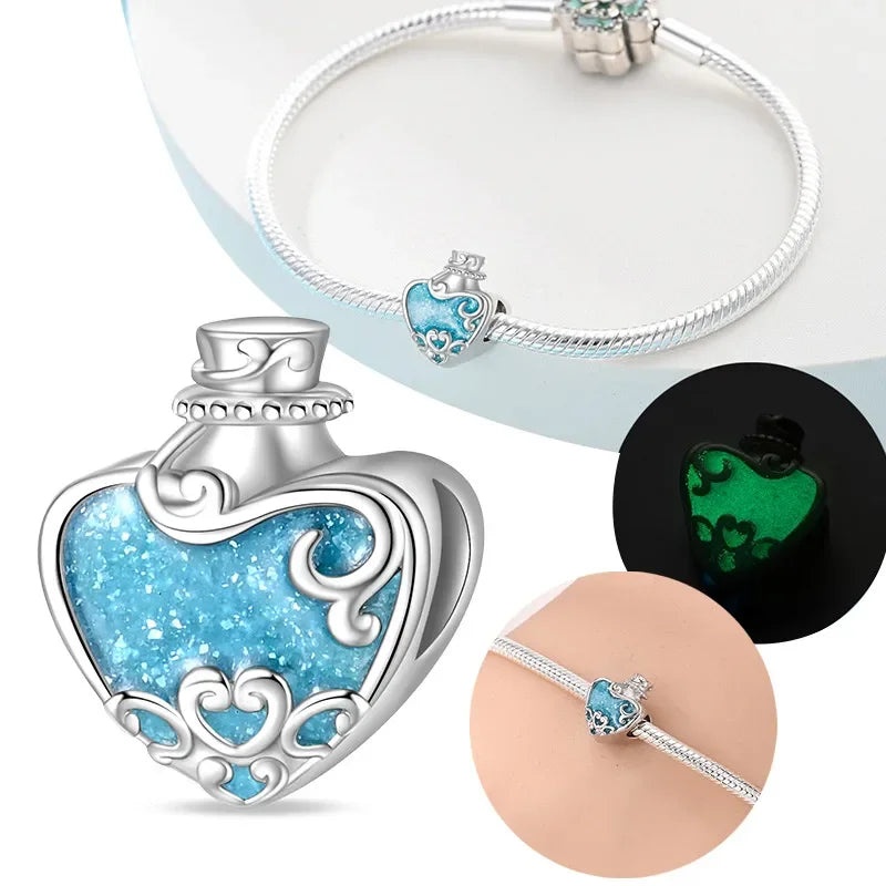 S925 Sterling Silver Ocean Series Star & Sea Turtle Shell Charm – Fits Pandora Bracelet DIY Jewelry for Women