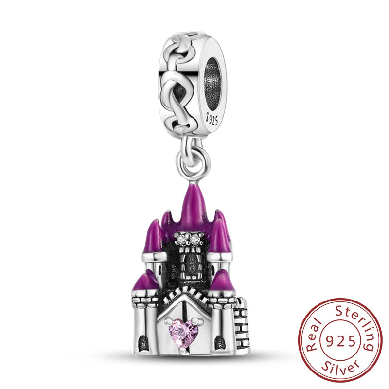 Original 925 Sterling Silver Paris Tower & Travel Charms – DIY Bracelet & Pendant Jewelry