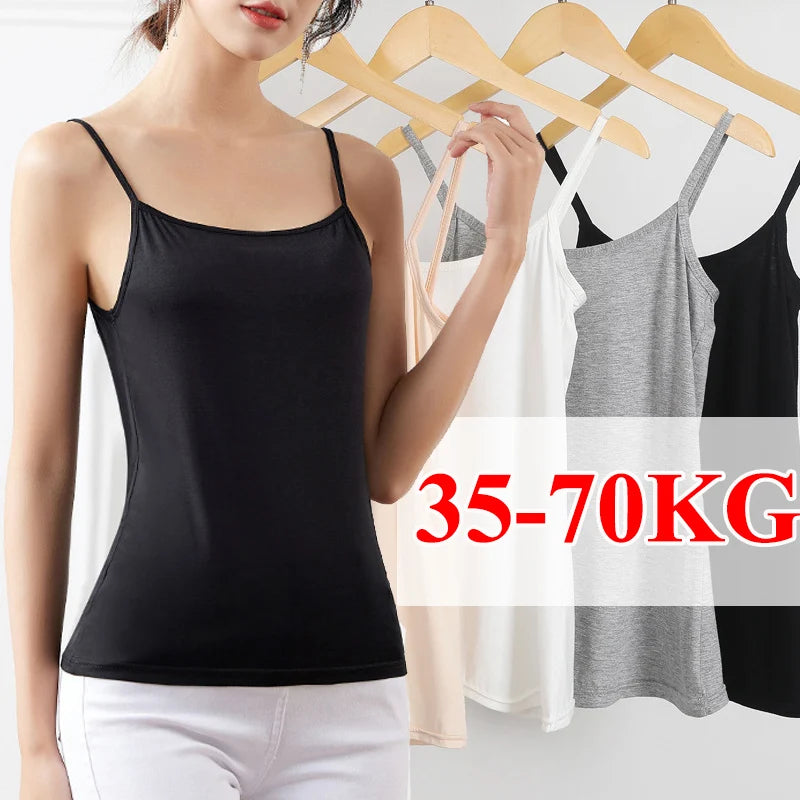 Summer Sexy Black Camisole | Women’s Sleeveless Tank Top Fitness Vest