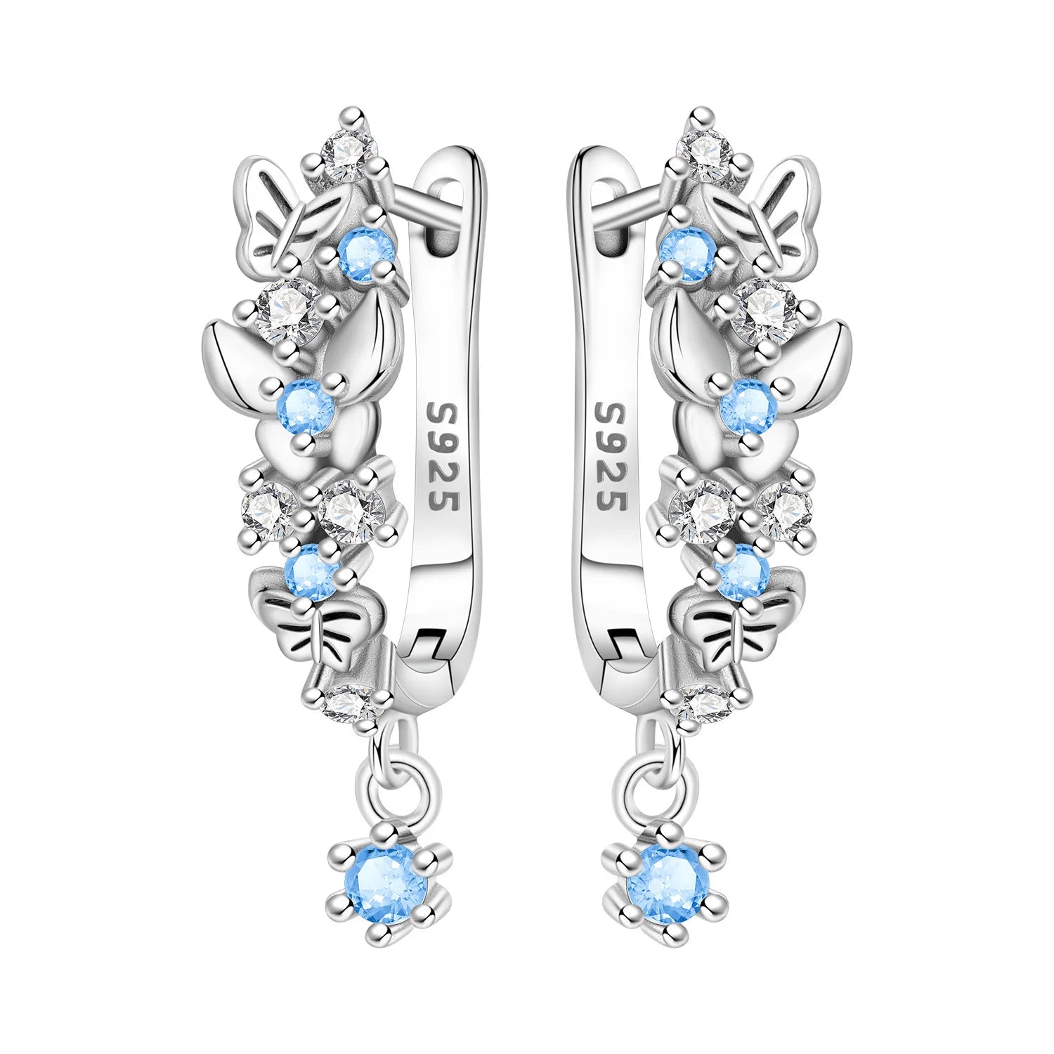 Orstarry 925 Sterling Silver Pink Sweet Bow Drop Earrings | Women’s Original Jewelry Party & Anniversary Gift