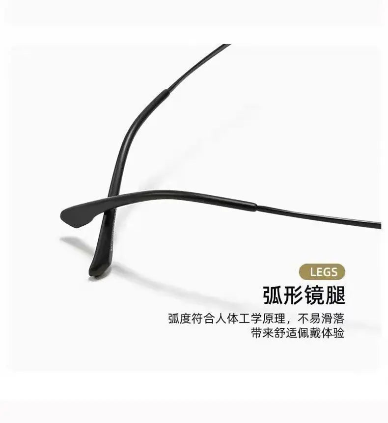 Luxury Brand Square Black Frame Myopia Glasses – Anti-Blue Light Nearsighted Eyeglasses Unisex (0 to -4.0 Diopters)