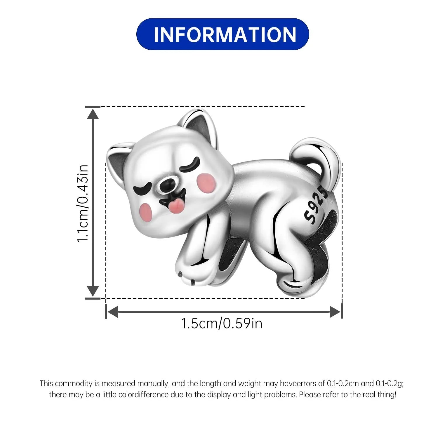 PANPOKI 925 Sterling Silver Blue Hat Penguin Beads | Animal Charms for Original Bracelet DIY Jewelry & Trendy Party Gifts