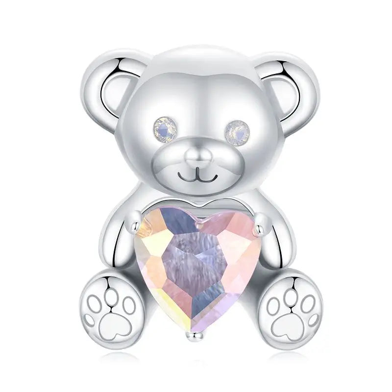 WOSTU 925 Sterling Silver Mixed Charms | Pet, Camera, Bee, Coffee & Ladybug Beads – Fit Original Pandora DIY Bracelet Jewelry