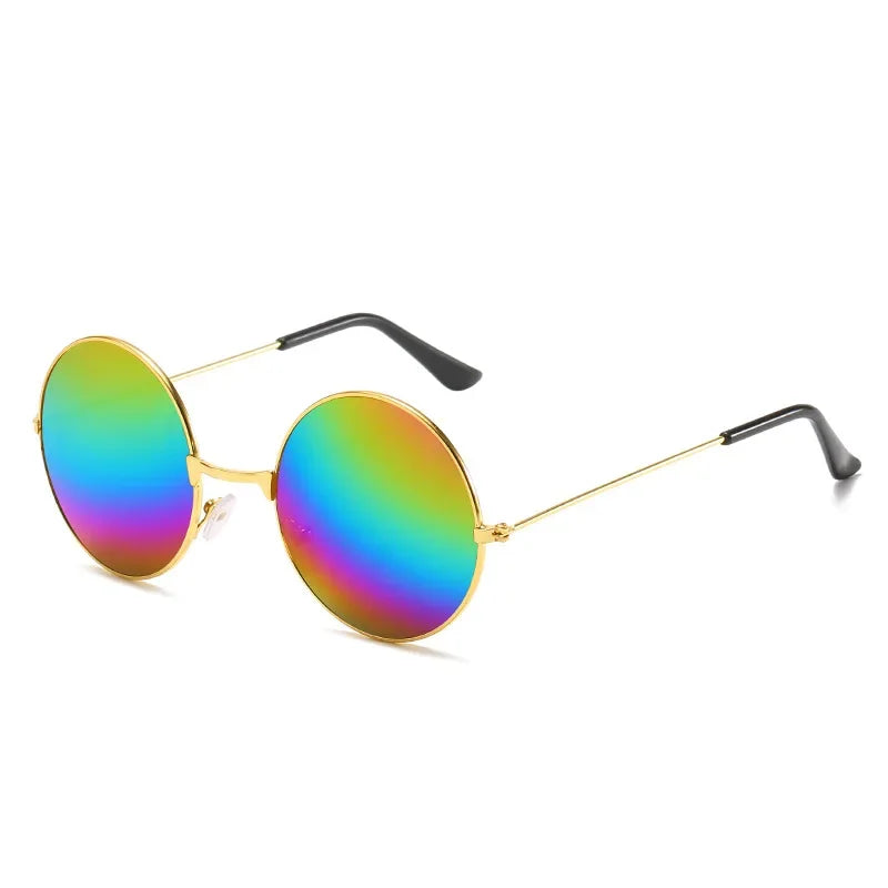 Popular Fishing & Leisure Round Metal Sunglasses – Retro Vintage Fashion Eyewear for Men & Women | UV400 Sun Glasses 2022