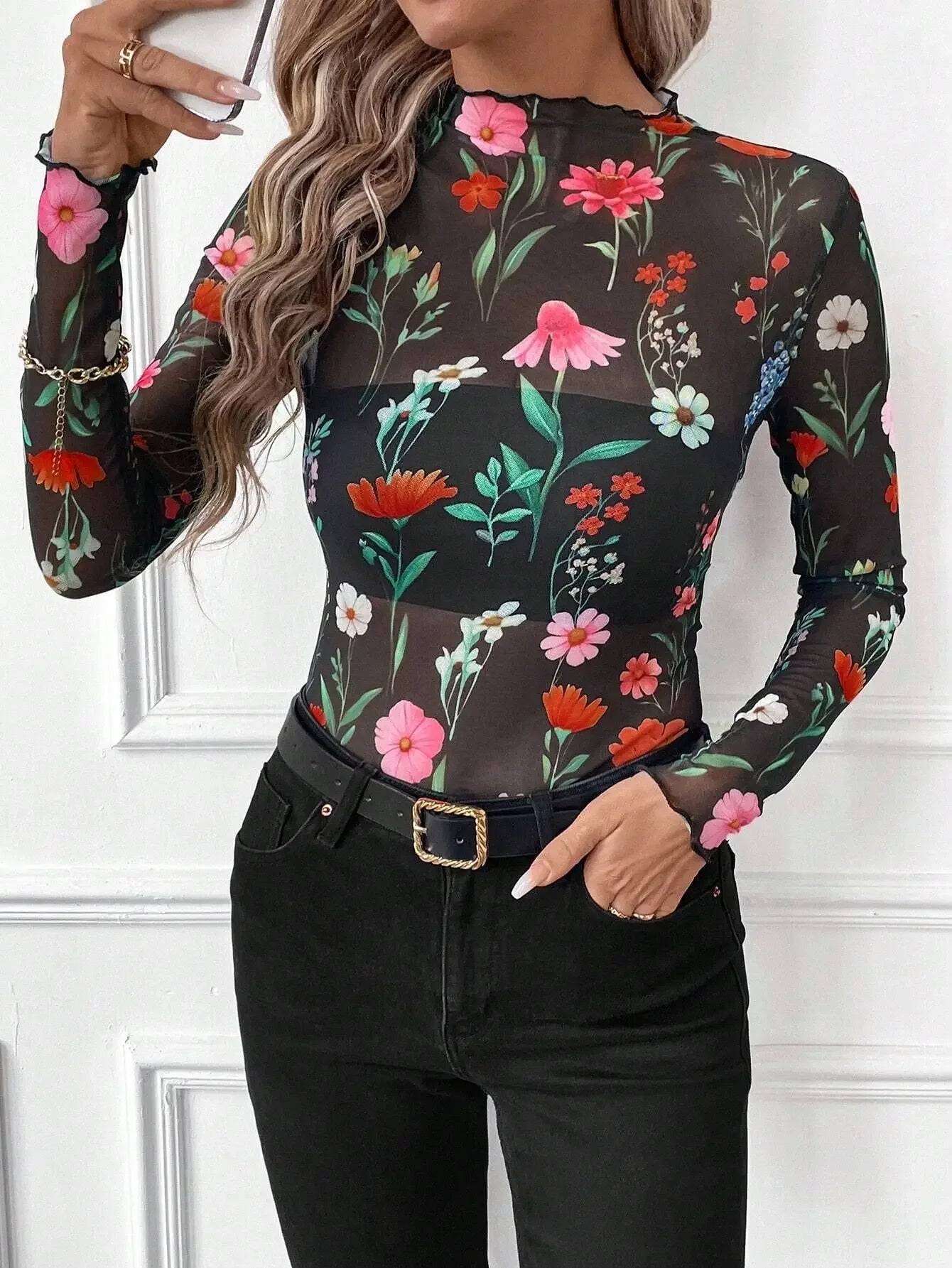 Harajuku Streetwear Y2K Top | Women’s Autumn Elegant Tee | Sexy Vintage Fashion T-Shirt