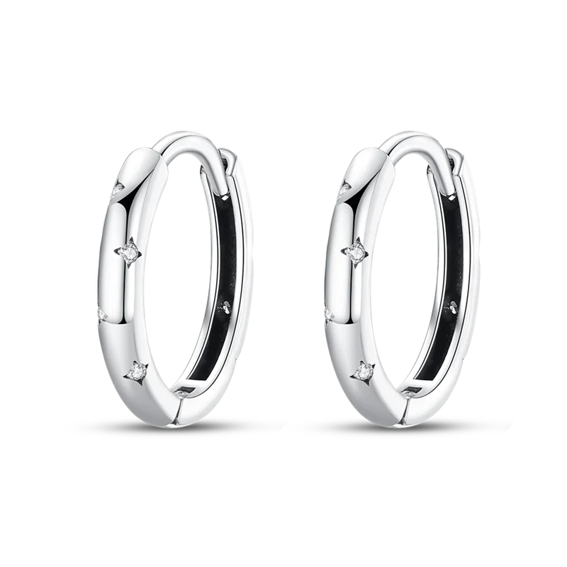 925 Sterling Silver Glowing Starfish & Shell Earrings | Fashion Jewelry for Women