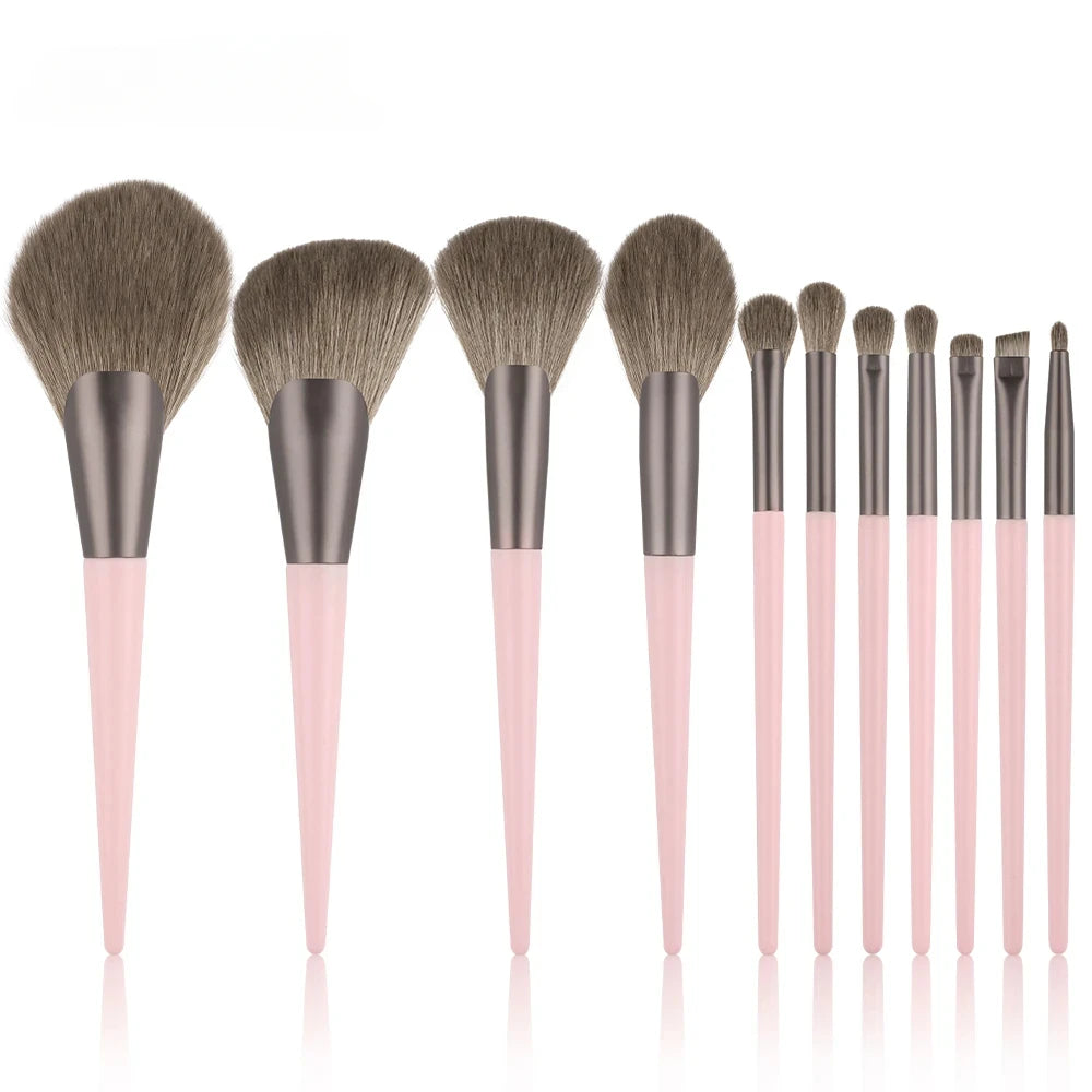 13 / 33pcs Professional Makeup Brush Set with Accessories – Soft Brushes for Combination Skin, Beginner Friendly