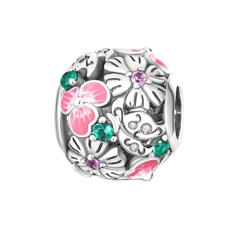 Fashion 925 Sterling Silver Colorful Butterfly Dragonfly Hummingbird Charms – Spring Series Beads Fit 925 DIY Bracelet