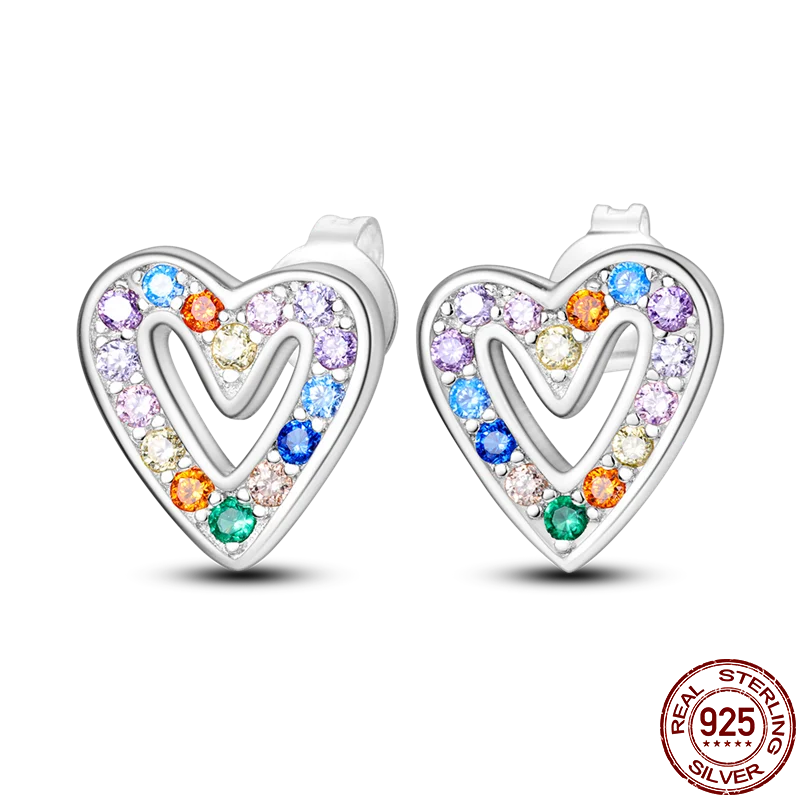 Luxury 925 Sterling Silver Ocean Mermaid Earrings | Pave CZ Fine Jewelry for Women