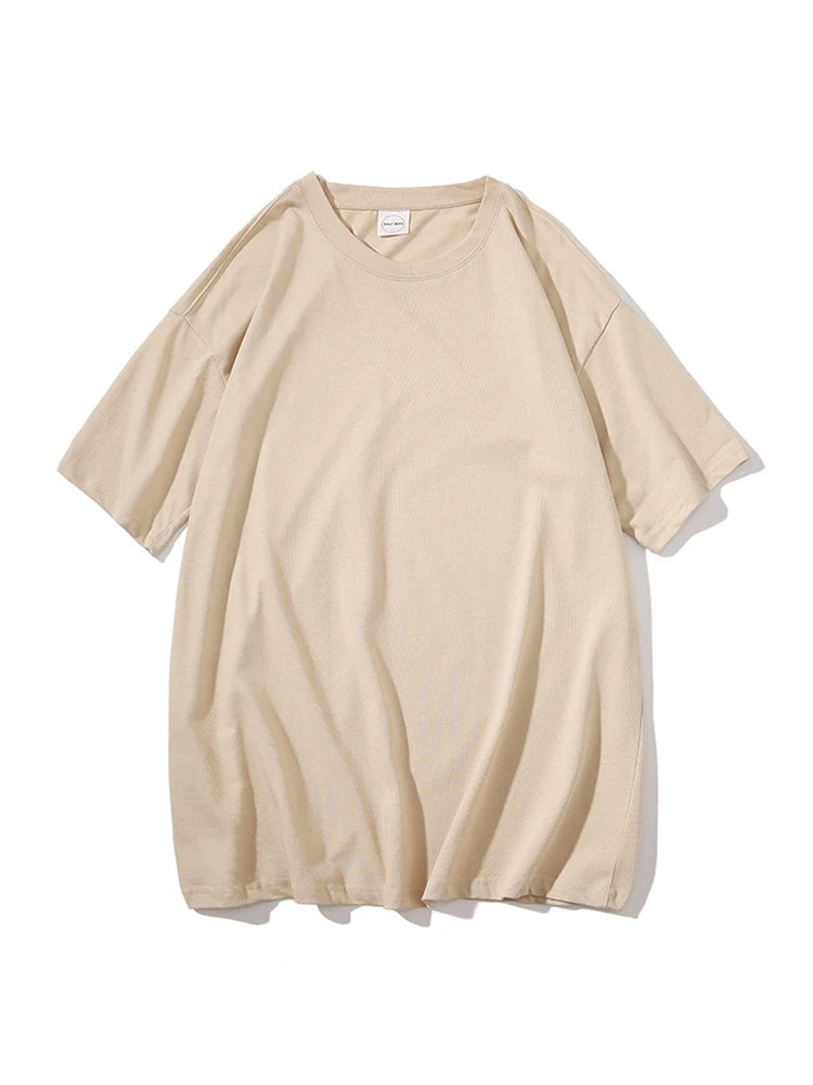 LEGIBLE 2025 Summer Women Short Sleeve T-Shirt – Loose Solid O-Neck Casual Tee 🌞👚