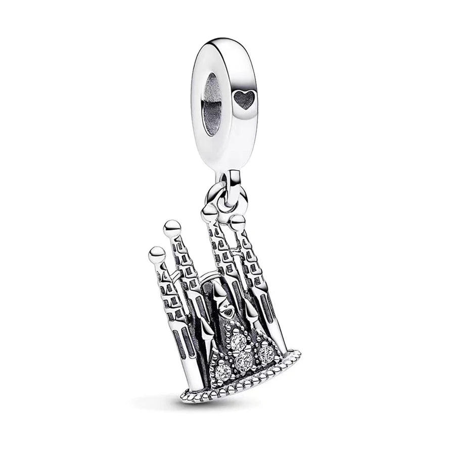 925 Sterling Silver Travel Charms – Japan, Bicycle, Car & Statue of Liberty Beads Fit Pandora Bracelet DIY Women’s Jewelry Gift